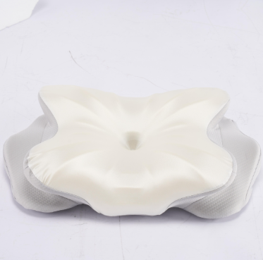 Fuwari contour memory foam pillow in white