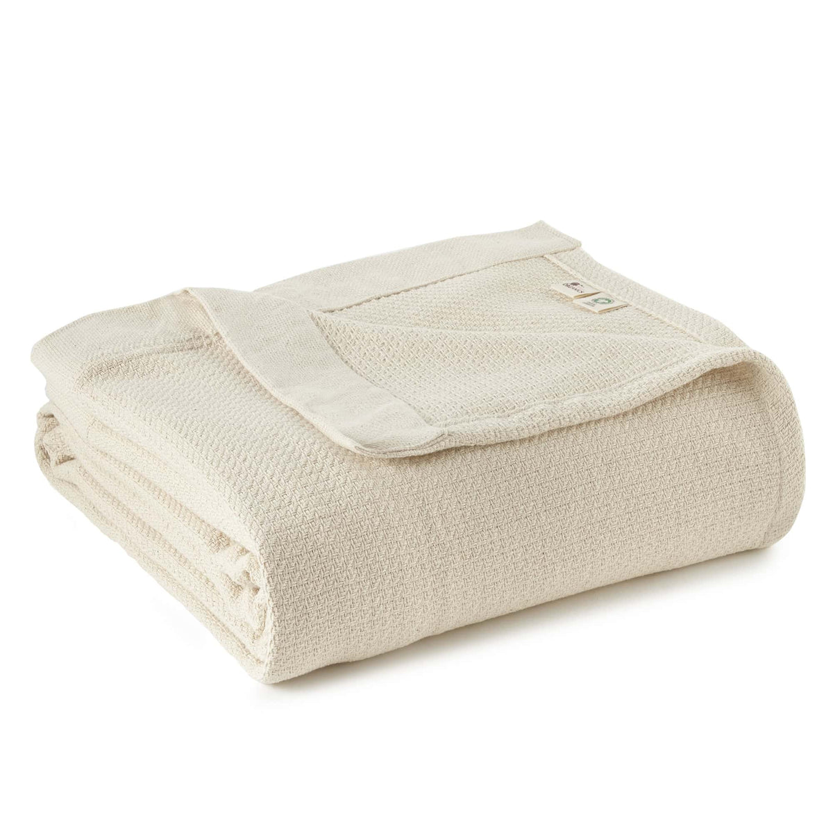 Organic Woven Cotton Blanket by Whisper Organics