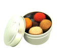 Wool Felt Cat Ball Toys, Set in a Tin