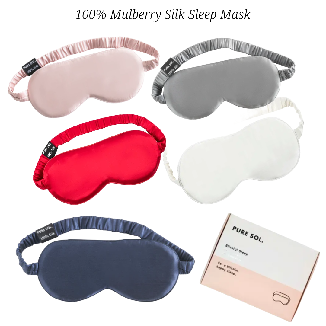 PURESOL Beauty mulberry silk sleep eye mask