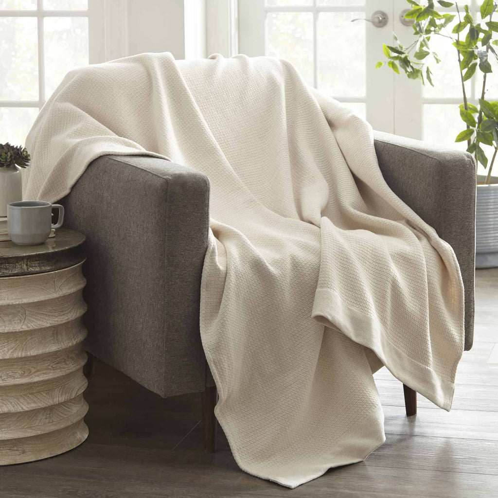 Organic Woven Cotton Blanket by Whisper Organics, image 3